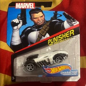 Marvel Hot Wheels Punisher Character Car